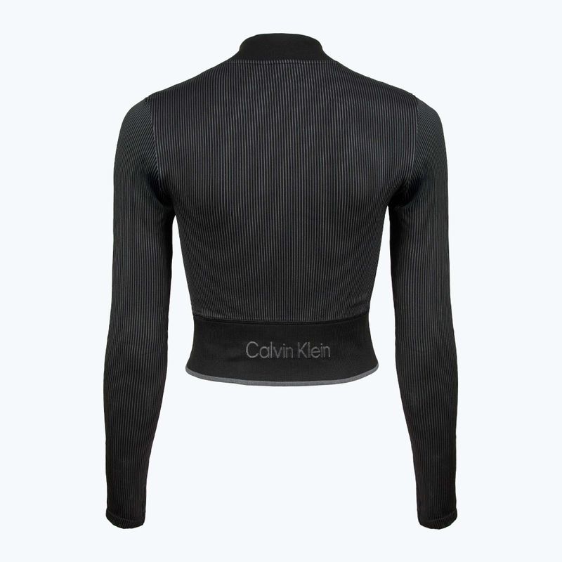 Дамски суитшърт Calvin Klein 00GWS4J406 Seamless black 2
