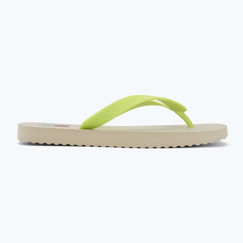 Дамски джапанки Tommy Jeans Logo Summer white clay/lime essence 2