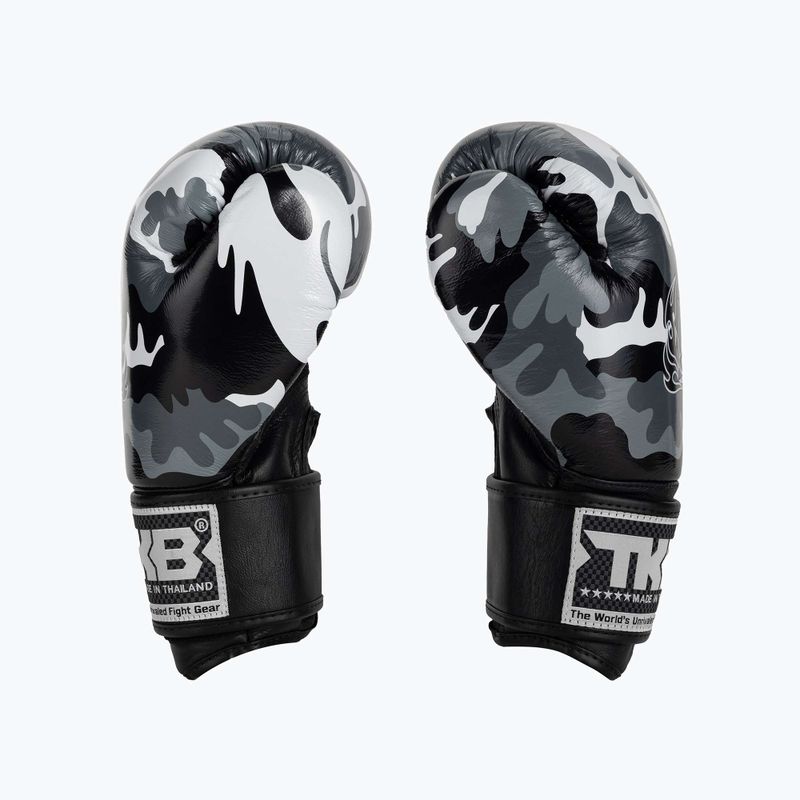 Top King Muay Thai Empower сиви боксови ръкавици TKBGEM-03A-GY 4