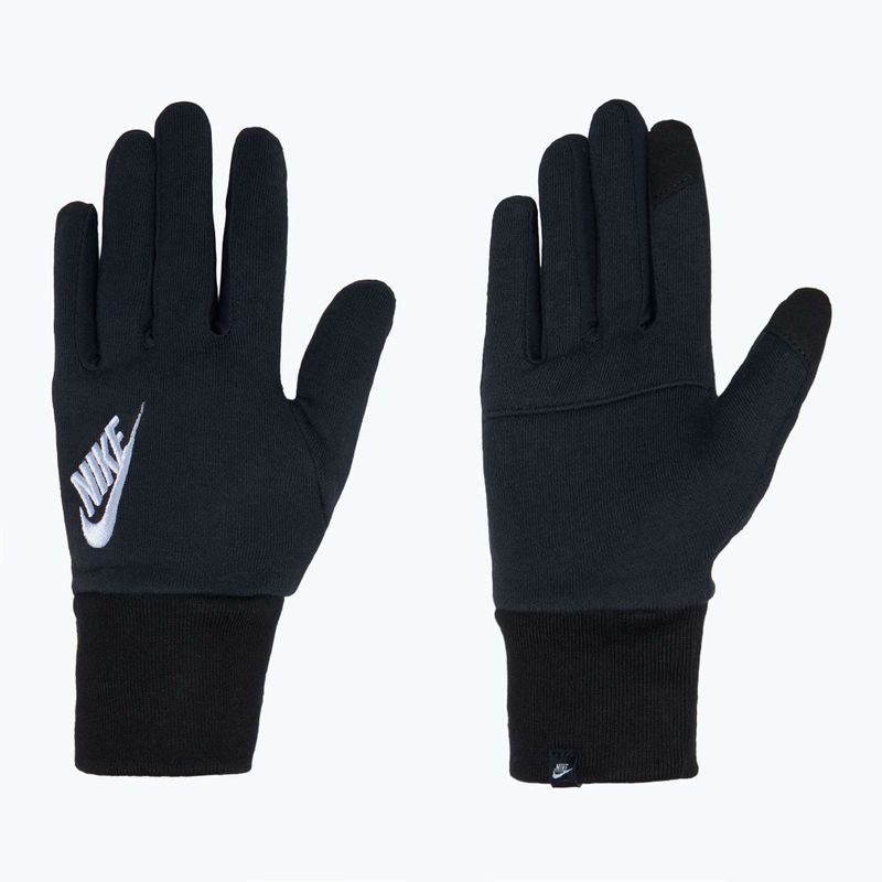 Дамски ръкавици за бягане Nike Club Fleece black/white 2