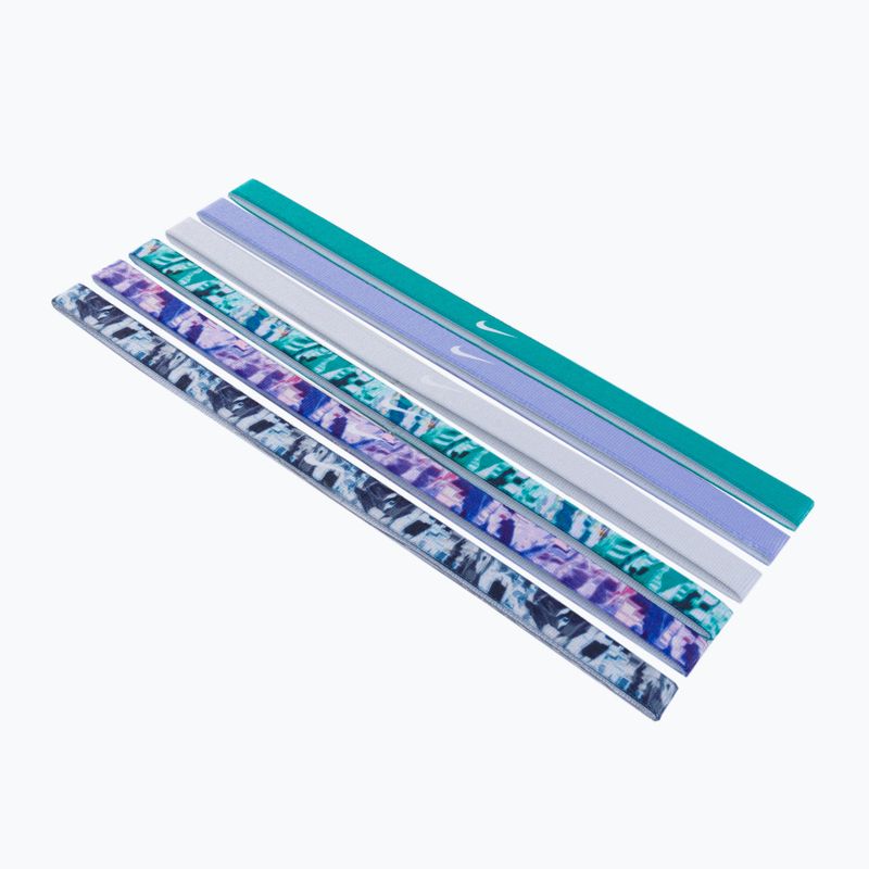 Nike ленти за глава с печат 6 бр. зелено/виолетово N0002545-322 2