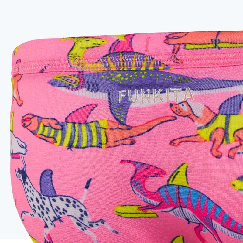 Детски бански с дълъг ръкав + долнище Funkita Zippy Rashie & Brief learner lane 4
