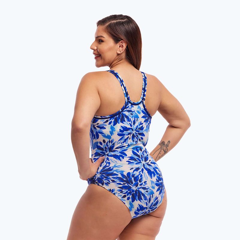Дамски бански костюм от една част Funkita Locked In Lucy One Piece blossom blue 6
