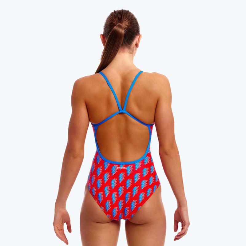 Дамски бански костюм от една част Funkita Single Strap One Piece hot volt 4