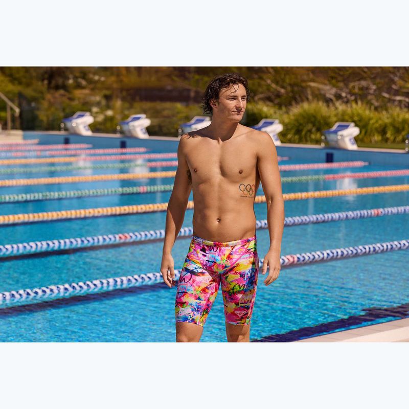 Мъжки плувни шорти тип клин Funky Trunks Training Jammers tag her 7