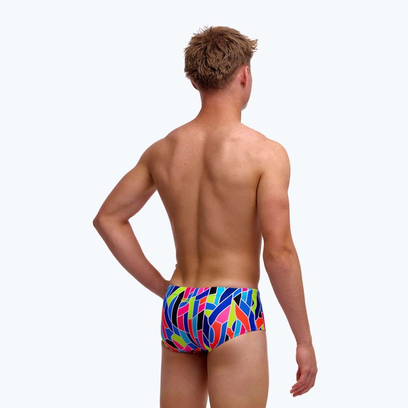 Детски боксерки за плуване Funky Trunks Sidewinder Trunks fault lines 5