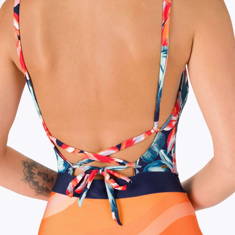 Rip Curl Bliss Bloom Добър едноцветен бански костюм Син GSIRJ5 6