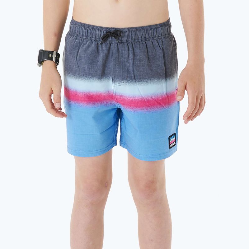 Rip Curl Surf Revival Volley 90 детски къси панталони синьо-сиво 027BBO 4