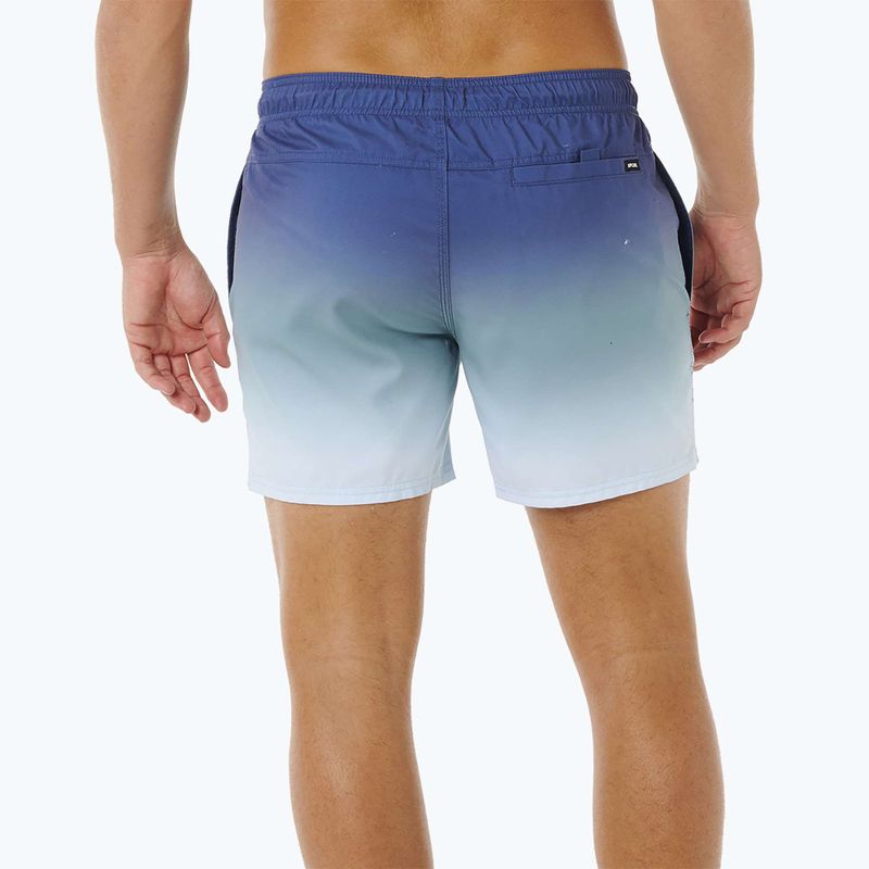 Мъжки плажни шорти Rip Curl Offset Fade Volley light navy 3
