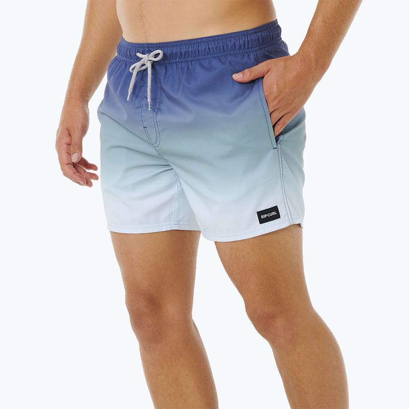 Мъжки плажни шорти Rip Curl Offset Fade Volley light navy 4