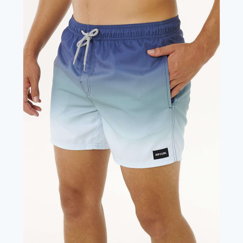 Мъжки плажни шорти Rip Curl Offset Fade Volley light navy 6