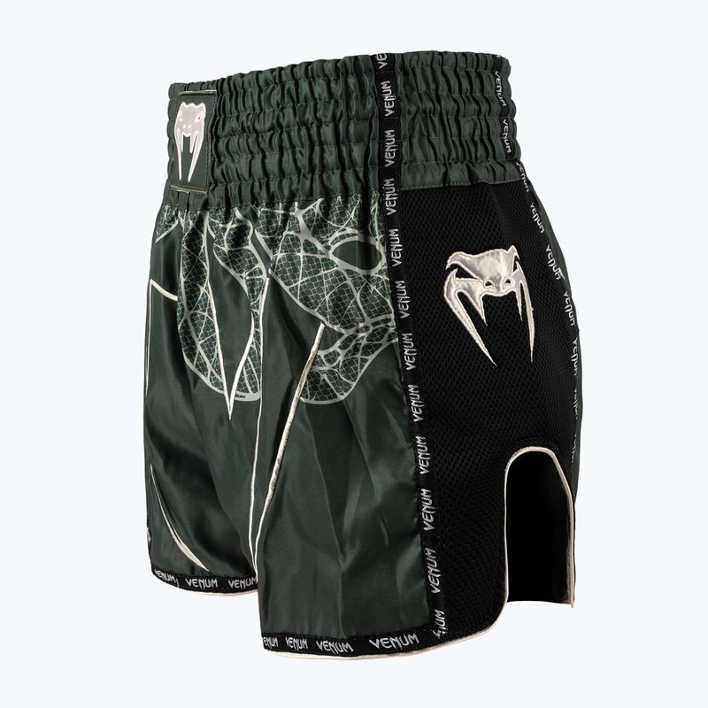 Мъжки шорти за тренировка Venum Serpenti Muay Thai khaki/bronze/ivory 3