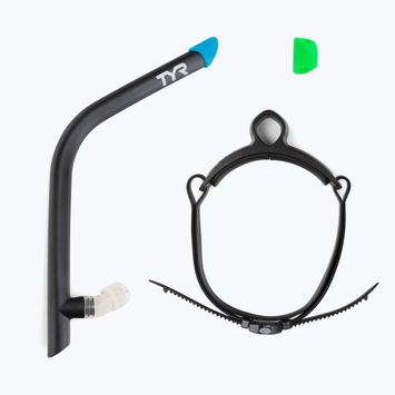 TYR Ultralite Snorkel 2.0 черна/синя тръба за плуване LSNRKL_001