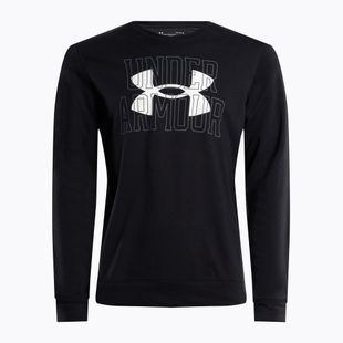 Under Armour мъжки суитшърт за тренировки Rival Terry Logo Crew черен 1370391-001
