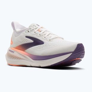 Дамски обувки за бягане Brooks Glycerin 23 white/mulled grape/clear