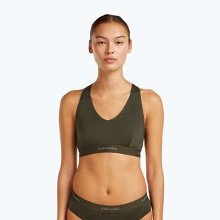 Термоактивен сутиен Icebreaker Merino 125 Cool-Lite Sprite Racerback dark loden