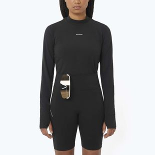 Дамска блуза с дълъг ръкав за бягане Salomon Bliss deep black