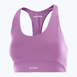 Спортен сутиен Salomon SHAKEout Core iris orchid