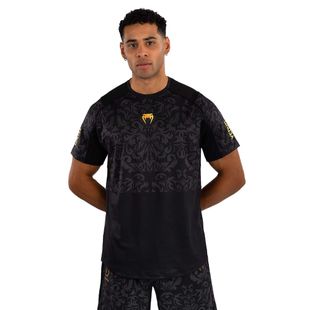Мъжка тениска за тренировки Venum x Ilia Topuria Unmatched Dry-Tech black/gold