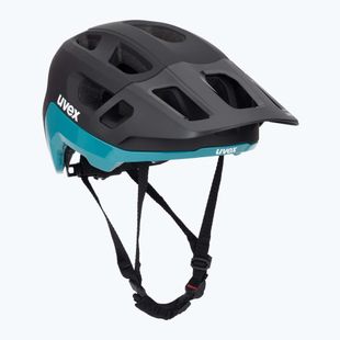 UVEX каска за велосипед React black/teal matt