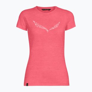 Дамска риза за трекинг Salewa Solid Dry pink 00-0000027019
