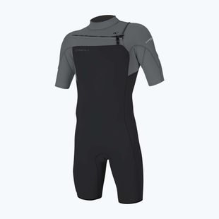 Мъжки неопреннов костюм за плуване O'Neill Hammer 2mm Chest Zip SS Spring IS6 tempered steel/smoke/smoke