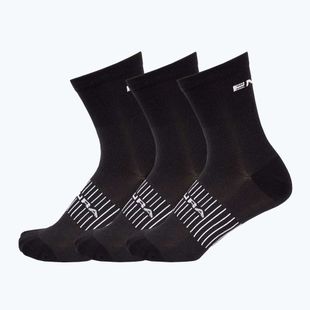 Мъжки чорапи за колоездене Endura Coolmax Race 3-pack black