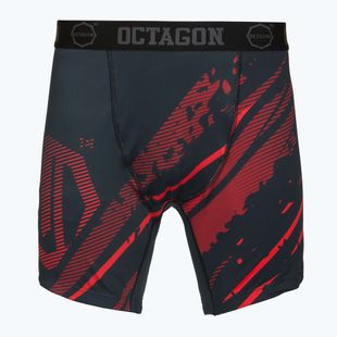 Мъжки тренировъчни шорти Octagon Legion Escape black/red