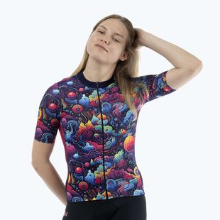 Дамско колоездачно трико Quest Pink Cosmos W