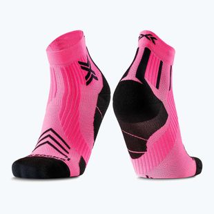 Мъжки чорапи X-Socks Run Expert Ankle fluo pink/x black
