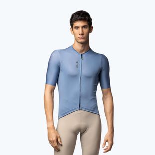 Мъжка тениска за колоездене Alé Color Block steel blue