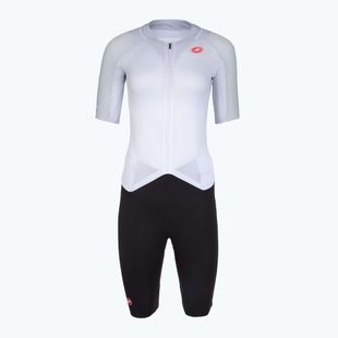 Дамски велосипеден гащеризон Castelli Free Sanremo 3 SS W white/black