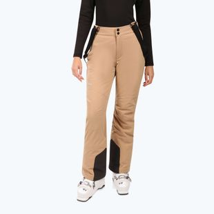 Дамски скиорски панталони Kilpi Elare beige
