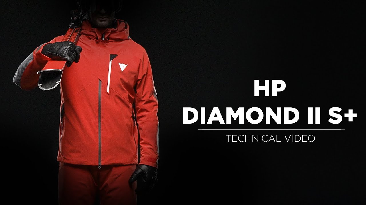 Мъжко ски яке Dainese Hp Diamond II S+ fire red